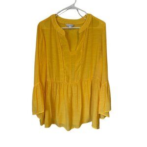 Counterparts Yellow Peasant Blouse